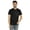 Black, variant on Solid Henley T-Shirt For Mens Cotton Short Sleeve Tee Shirts Pocket Shirt