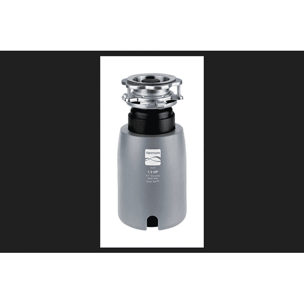 Kenmore Garbage Disposal 1/2 hp Stainless Steel