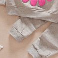 thumbnail image 7 of HCNTES Baby Girl Winter Clothes Autumn Winter Kids Clothes Girls Print Pullover Long Sleeve Tops+Petal Pants Set Sport Suit, 7 of 7
