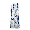 thumbnail image 6 of Domzest Womens Halloween Pajama Pants Halloween Graphic Wide Leg Pj Bottoms Drawstring Elastic Waisted Funny Sleepwear Dark Blue XXL, 6 of 6