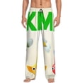 thumbnail image 2 of Lsque Pikmin Print Men's Pajama Pants, Lounge Pant - Comfortable Home Wear,Elastic Waistband, Stylish Design-Large, 2 of 9