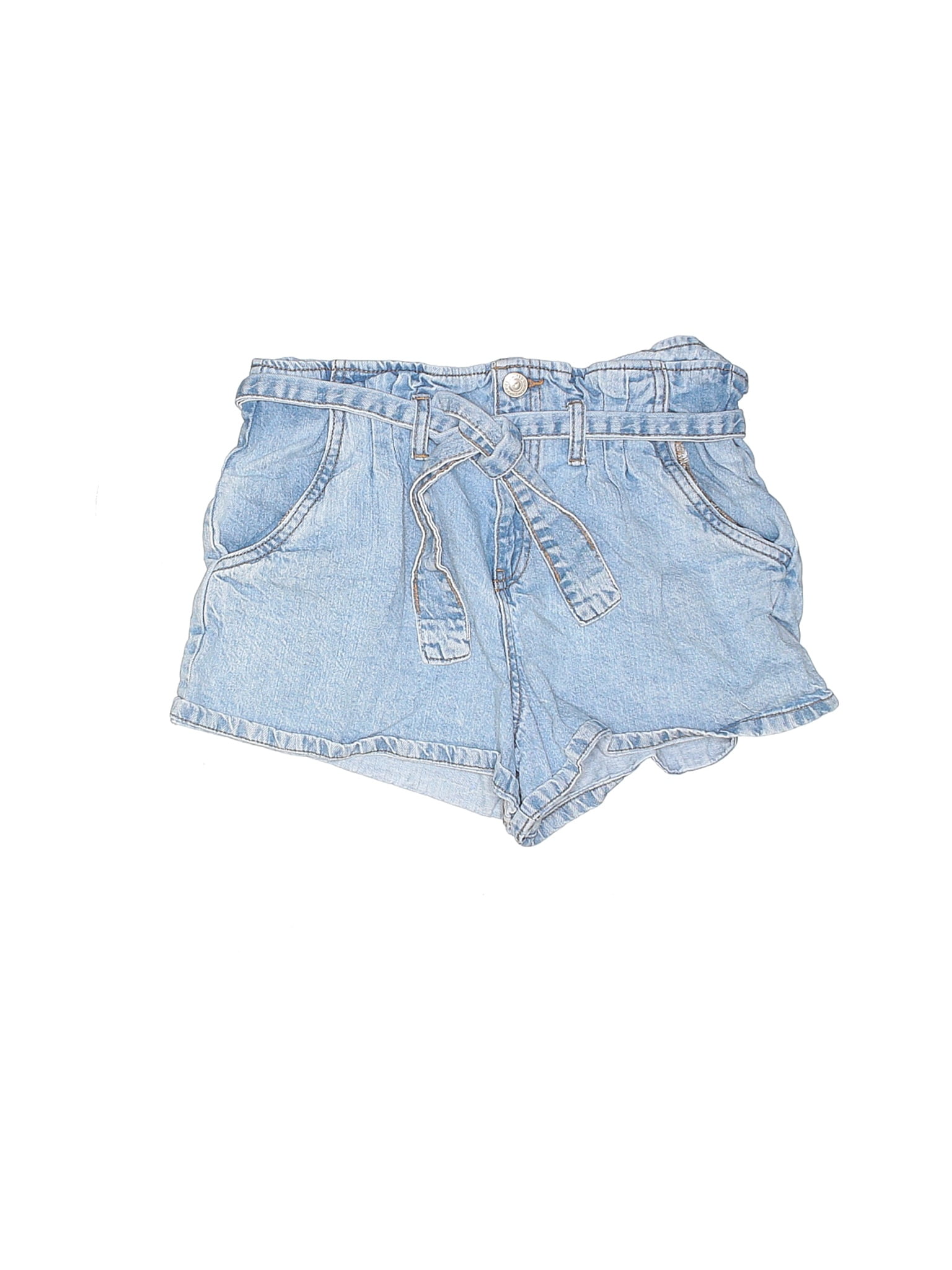 zara girls denim shorts