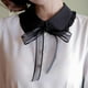 thumbnail image 4 of Mujeres Niñas Falso Falso Falso Media Cuello Ajustable Negro, 4 of 9