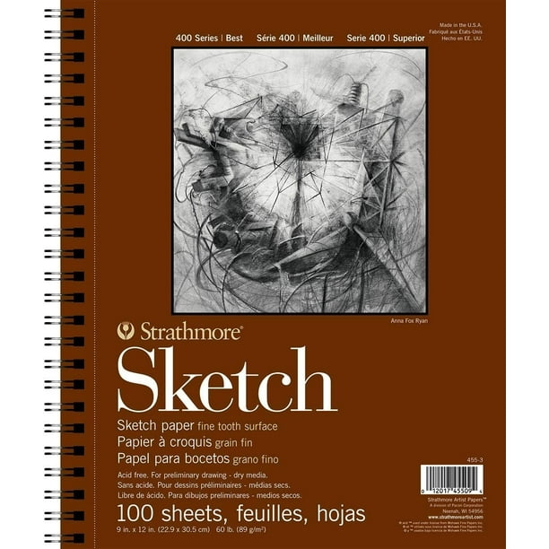 Cuaderno Para Bocetos Strathmore Sketch 23x30.5 Cm 118g 100h