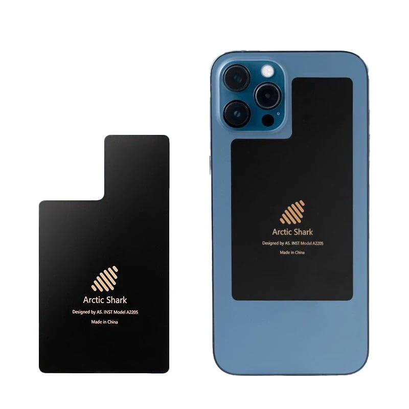 Phone Cooling Plate & Heatsink Pad – Advanced Thermal Dissipation for Gaming & Streaming Enhanced Heat Absorption Radiator Fan Ready Compatible with iPhone & Smartphones with Left-Positioned Cameras