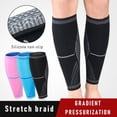 thumbnail image 2 of Calf Compression Sleeves for Men & Women - Leg Sleeve and Shin Splints Support - Ideal for Leg Cramp Relief, Varicose Veins, Running, 1 Pair, 2 of 9