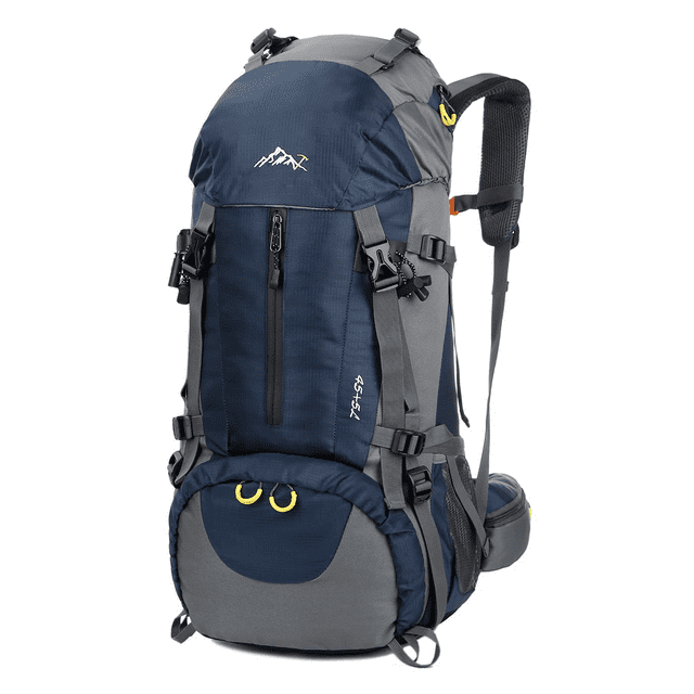 Worenice Sac à Dos de Randonnée Imperméable 50L(45+5) - Sac de Sport Extérieur avec Housse de Pluie