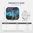 thumbnail image 3 of Kll Fantasy Mushrooms Windshield Sun Shade 2-Piece Foldable Car Front Window Sunshade For Most Sedans Suv Truck- Medium, 3 of 7