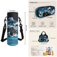 thumbnail image 7 of KUIFORTI Blue Shark Bookbag and Lunch Box Boys Backpack Pencil Pouch for Elementary Primary Middle School Fashion Kid School Bag Set 4 Piece Back to School Gifts, 7 of 7