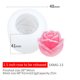 thumbnail image 4 of Molde de Silicona FLhrweasw Rosa 3D para Helados Velas Herramientas Pasteles M, 4 of 6