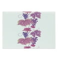 thumbnail image 1 of Vineyard Cutting Board, Vibrant Colored Twiggy Branch with Berries Leaves Plants Trees Wild Habitat, Decorative Tempered Glass Cutting and Serving Board, Large Size, Fuchsia Purple, by Ambesonne, 1 of 1