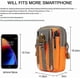 thumbnail image 2 of Tactical Belt Bag, Nylon Belt Bag | Orange | Multifunctional Molle Edc Gadget Bag For Phone, Outdoor, Hiking, Mountaineering And Cycling (with 1* Cara, 2 of 5
