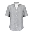 thumbnail image 4 of Jxximdong Button-up Shirts for Women Women's Casual Short Sleeve Regular Cardigan Top Shirt Spring Tops, 4 of 5