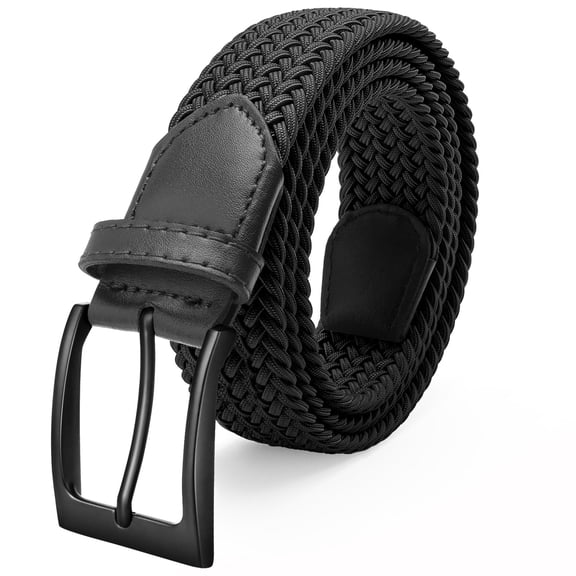 FAIRWIN Elastic Men's Golf Belts Casual Braided Nylon Work Belts for Men