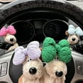 thumbnail image 3 of CNKOO Car Decoration Dog Premium Cute Car Plush Doll Decorations For Wiper Shift Hand, 3 of 5