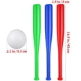 thumbnail image 2 of COMPUKAS 6 Bats Kids Toy Baseball Bat Set for Outdoor Activities with Friends, 2 of 6