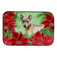 thumbnail image 1 of Carolines Treasures CK1328DDM Thai Ridgeback Poinsettas Dish Drying Mat, 1 of 1