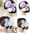 thumbnail image 2 of Aellinatey Flower Hairpins Tsumami Daisy Japonism Hair Accessories for Women Girls, 2 of 18