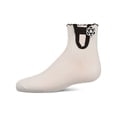 thumbnail image 2 of MeMoi  Floral Button Anklet Socks - Girls - Female, 4, Black, 2 of 6