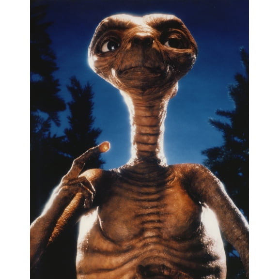 Et Portrait in Blue Background Photo Print (8 x 10)