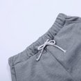 thumbnail image 4 of Gibobby Conjunto de sudadera informal para mujer informal de terciopelo para mujer, sudadera de manga larga con estampado de letras, pantalones con bolsillo, (Gris,M), 4 of 4