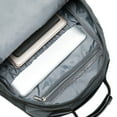 thumbnail image 3 of KAUKKO Vintage Casual polyster and Leather Rucksack Backpack (Nylon Grey), 3 of 5