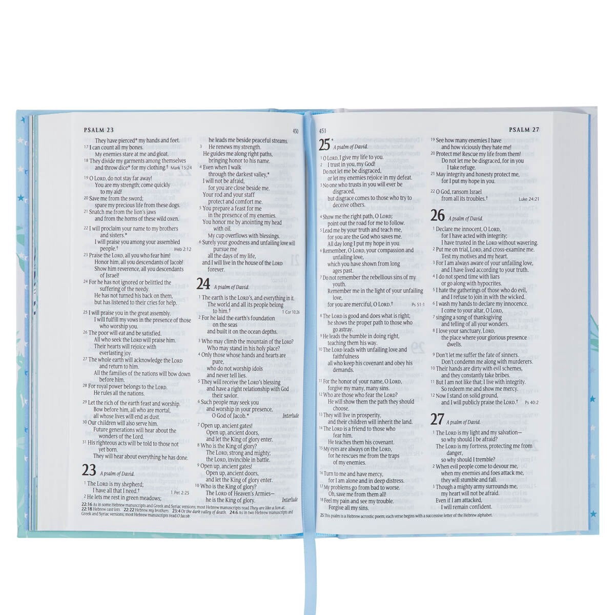 Bible NLT Infant (Hardcover, Blue) (Hardcover)