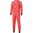 thumbnail image 2 of GRNSHTS Christmas Matching Family Jumpsuits Xmas Reindeer Hooded Onesies Zipper Romper Holiday Costume Sleepwear, 2 of 6