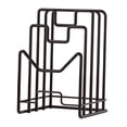 thumbnail image 3 of veasfak Cutting Board Holder Rack Cookware Holder for Bakeware Pan Lids Baking Sheet black, 3 of 9