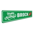 thumbnail image 3 of Football Birthday Aluminum Metal Decor Sign - 4x18 inches, 3 of 4