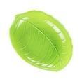 thumbnail image 2 of Mobutofu 6Pcs Green Leaf Shape Plastic Fruit Plate Easy to Clean Creative Tray for Kitchen Use, 2 of 8