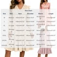 thumbnail image 3 of Kezqiaxn House Dress for Women Fashion Ruffle Long Sleeve V-Neck Loose Casual Nightgown Women's Sleepwear Plus Size Nightgowns Pink XXXXXL, 3 of 8