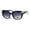 black smoke, variant on CG Womens Thick Plastic Butterfly Designer Fashion Diva Sunglasses Tortoise Brown