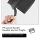 thumbnail image 5 of Billuyoard Cepillo de ventilación de coche ABS portátil de mano pelo reutilizable Universal cepillos automotrices herramienta de limpieza Suministros de limpieza para el hogar Negro, 5 of 6