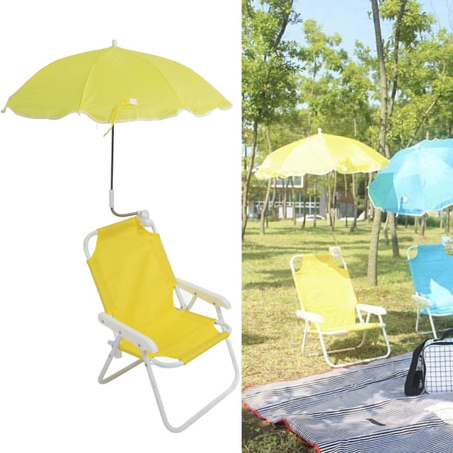 Silla de Playa Para Niños, Sillas Portátiles para acampar, Silla de para Césped Al Aire Libre Con Sombrilla para Picnics y Vacantes