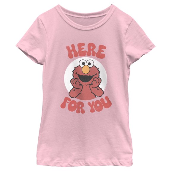 Girl's Sesame Street Elmo Here For You Graphic T-Shirt
