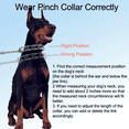 thumbnail image 4 of Real Fancy Dog Prong Collar Training Choke Chain Adjustable Puppy Pinch Collar Links with Comfort Rubber Tips and Quick Release Snap Buckle for Small Medium Large Dogs(Silver-XL), 4 of 7