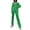 Green, variant on Cute Summer Outfits for Women Women 2 Piece Pants Set Floral Solid Button Down Shirt High Waist Pants Summer Streetwear Summer Two Piece Sets for Women Black,S