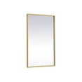 thumbnail image 6 of MRE62440BR-Elegant Decor-Pier - 34.5W LED Mirror with Adjustable Color Temperature In Modern Style-40 Inches Tall and 24 Inches Wide-Brass Finish, 6 of 13