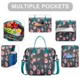 thumbnail image 2 of Pioneer Flower Floral Print Pattern Womens Lunch Box for Work,Insulated Large Lunch Bag for Tween and Teen,Loncheras Para Mujer,Leakproof Adult Lunch Bag for Work,Beach,Travel,Picnic,Camping, 2 of 7
