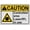 Warning Sign 4, variant on Weatherproof Horizontal ANSI No Smoking Area Sign - No Smoking On Porch Use Designated Area, 8"x12" UV Resistant Plastic Sign, Indoor Outdoor Workplace Industrial Caution Sign
