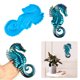 thumbnail image 2 of Molde De Caballito De Mar Molde de silicona - Herramientas de proyectos de artesanía de resina epoxi de caballito de mar 3D azul, 2 of 8
