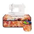 thumbnail image 2 of HELLHERO Maple Leaf Music Pattern Sewing Machine Mat Waterproof Fabric Storage Protective Mat for Friend Family Gift, 2 of 5