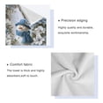 thumbnail image 4 of 3 Sizes of Towel Sets Including Bath Towel Hand Towel and Washcloth for Daily Use Snowman Among Silver Needles, 4 of 8