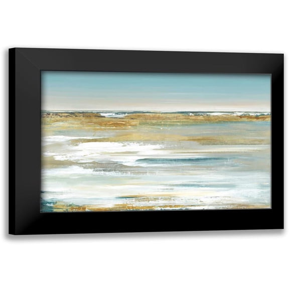 Mravyan, Valeria 14x11 Black Modern Framed Museum Art Print Titled - Blue Horizon I