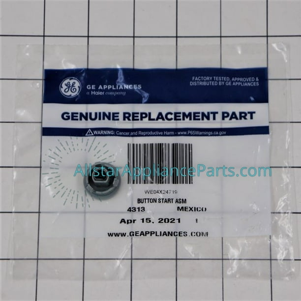 GE Dryer Start Button Assembly WE04X24719