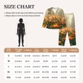 thumbnail image 4 of Balery Butterflies In Flower Field Conjunto de Pijama con Estampado para Mujer, Conjunto de Dos Piezas con Manga Larga, Ropa de Dormir Suave con Bolsillos, Pijamas Cómodos-Small, 4 of 7