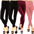 thumbnail image 1 of Pack 4 Colores Leggins Faja Termicos Afelpados Unitallas Yoga, 1 of 5