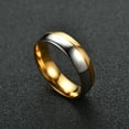 thumbnail image 5 of Stainless Steel Couple Ring Pair Ring Diamond Encrusted Fashion, 5 of 6