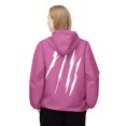 thumbnail image 4 of Effete Feline Claw Marks Scratch Windbreaker Jacket (AOP), 4 of 10